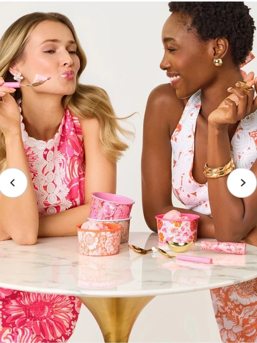 Lilly Pulitzer ice cream scooper